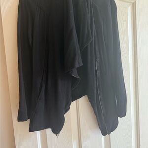 3 for $15 Bordeaux Asymmetrical Black jacket